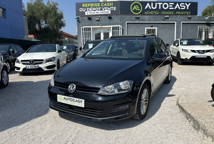 Volkswagen Golf VII 1.6 TDI 105 Ch CUP DSG7 5P * DISTRIBUTION NEUVE * TOIT OUVRANT * RADARS ARR / AV
