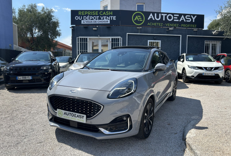 Ford Puma II 1.0 ECOBOOST 125 Ch MHEV ST-LINE VIGNALE DCT7 * TOIT OUVRANT * SUIVI FORD * CARPLAY