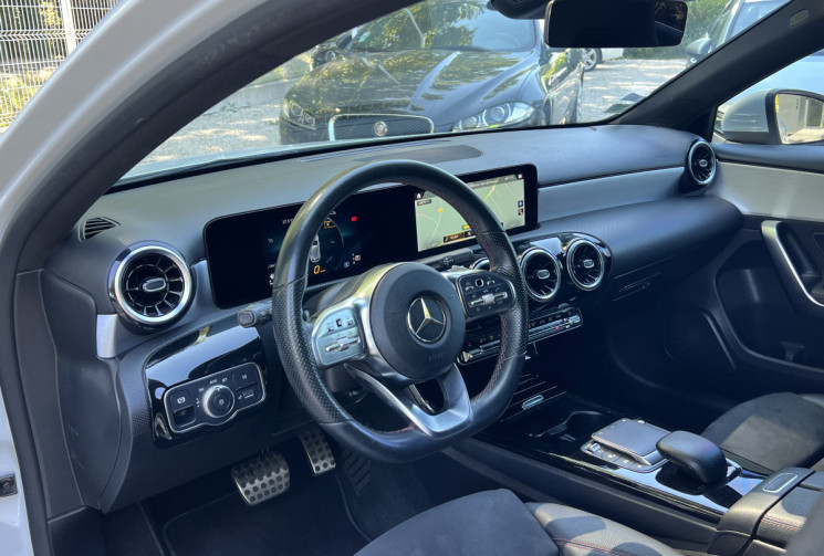 Mercedes Classe A 200 d 150 AMG Line 8G-DCT / Caméra / Blanc Nacré / Entretien à Jour