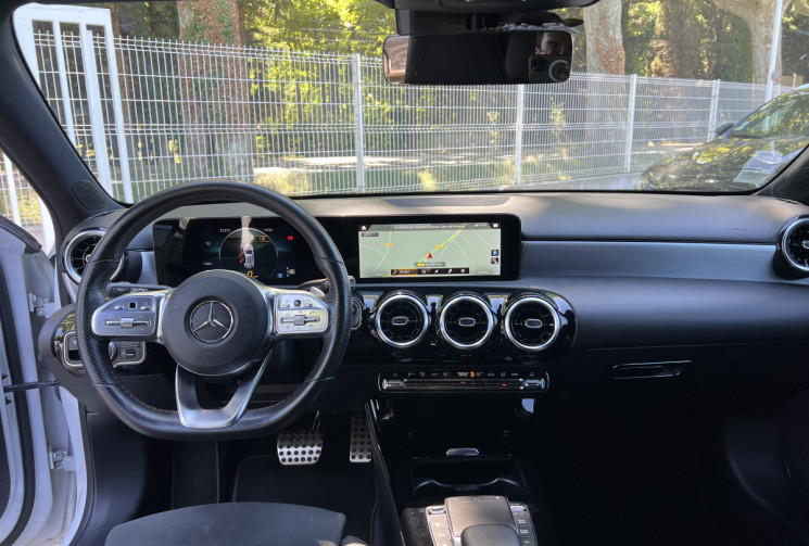 Mercedes Classe A 200 d 150 AMG Line 8G-DCT / Caméra / Blanc Nacré / Entretien à Jour