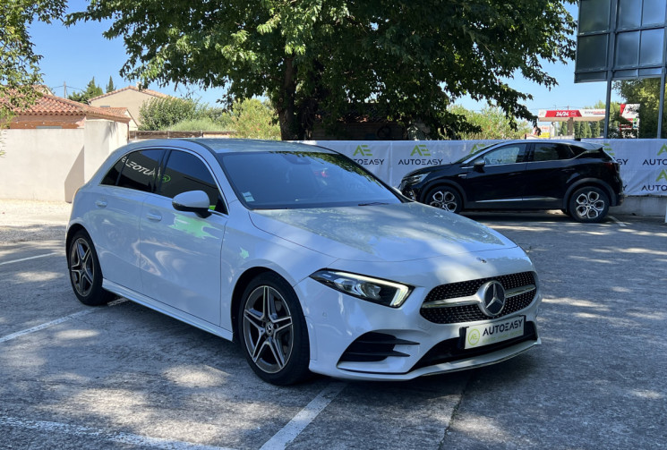 Mercedes Classe A 200 d 150 AMG Line 8G-DCT / Caméra / Blanc Nacré / Entretien à Jour