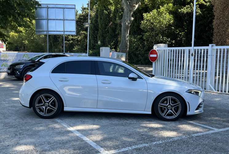 Mercedes Classe A 200 d 150 AMG Line 8G-DCT / Caméra / Blanc Nacré / Entretien à Jour