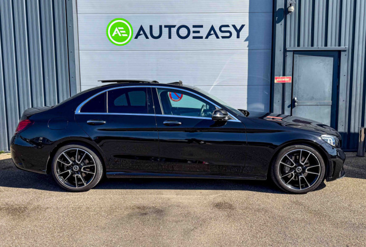 Mercedes Classe C  C200 AMG-Line 184 BVA Toit Ouvr Burmester CAM360 MultiBeam Mémoire Suivi Mercedes