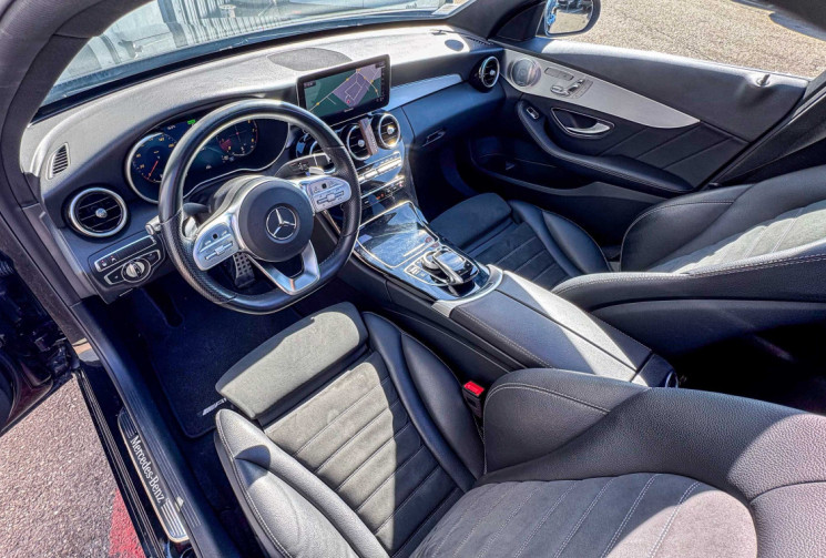 Mercedes Classe C  C200 AMG-Line 184 BVA Toit Ouvrant Burmester CAM360 Sièges à mém Suivi Mercedes
