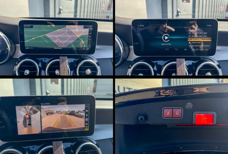 Mercedes Classe C  C200 AMG-Line 184 BVA Toit Ouvr Burmester CAM360 MultiBeam Mémoire Suivi Mercedes
