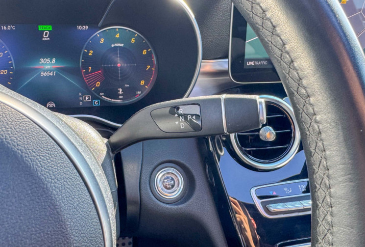Mercedes Classe C  C200 AMG-Line 184 BVA Toit Ouvr Burmester CAM360 MultiBeam Mémoire Suivi Mercedes