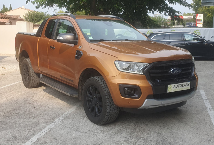 Ford Ranger SUPER CABINE 2.0 ECOBLUE 213 WILDTRAK 4X4 BVA10 TVA Récupérable 24158€HT