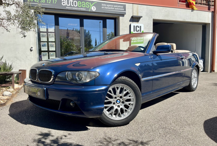 BMW Série 3 320 CI E46 2.2 170CH CABRIOLET / SIEGES CUIR SPORT CHAUFFANTS ELECTRIQUES / PHARES AUTO