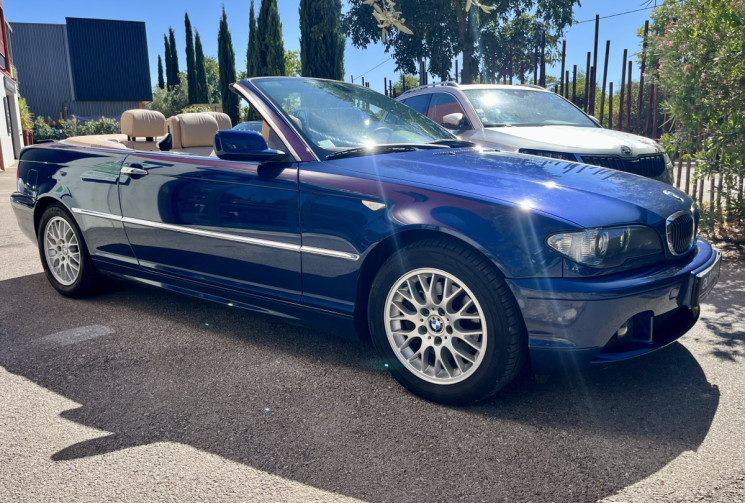 BMW Série 3 320 CI E46 2.2 170CH CABRIOLET / SIEGES CUIR SPORT CHAUFFANTS ELECTRIQUES / PHARES AUTO
