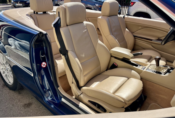 BMW Série 3 320 CI E46 2.2 170CH CABRIOLET / SIEGES CUIR SPORT CHAUFFANTS ELECTRIQUES / PHARES AUTO