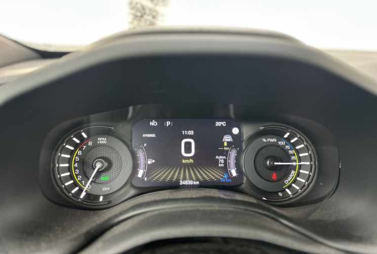Jeep Renegade Phase 2 4Xe 1.3 i 16V GPF 190 Plug in Hybrid 4WD DCT6 S&S 130 cv Boîte auto