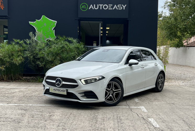 Mercedes Classe A 200 d 150 AMG Line 8G-DCT / Caméra / Blanc Nacré / Entretien à Jour