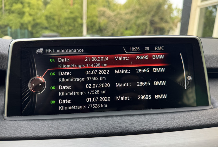 BMW X5 25d xDrive 218 ch Lounge Plus / 2eme main / 360° / Tete haute / Entretien complet