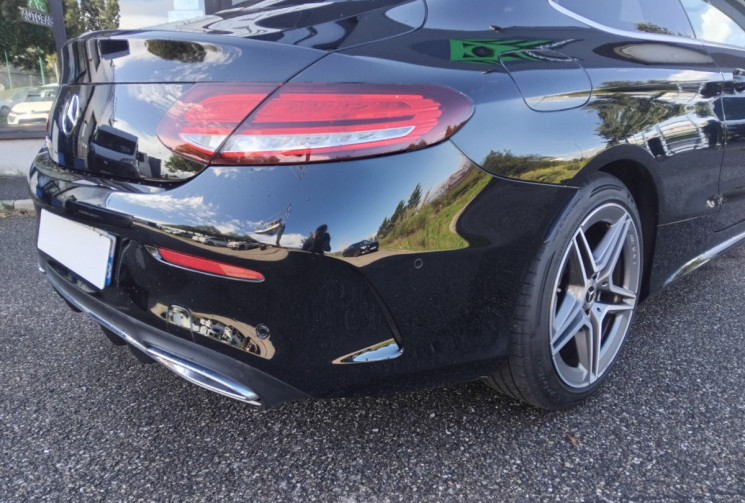 Mercedes CLASSE C COUPE  220 CDI 194CH 9G-TRONIC AMG LINE - Toit Ouvrant - Suivi Mercedes