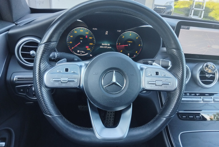 Mercedes CLASSE C COUPE  220 CDI 194CH 9G-TRONIC AMG LINE - Toit Ouvrant - Suivi Mercedes