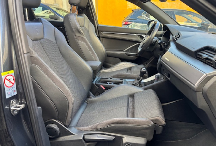 Audi Q3 S-line 1.5 TFSI S Tronic7 150cv Boîte auto Origine France 2eme Main / CARPLAY / CAMERA 360°