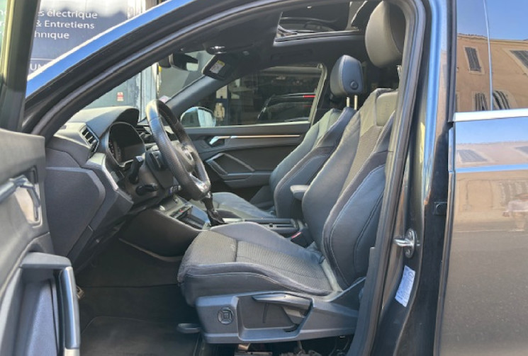 Audi Q3 S-line 1.5 TFSI S Tronic7 150cv Boîte auto Origine France 2eme Main / CARPLAY / CAMERA 360°