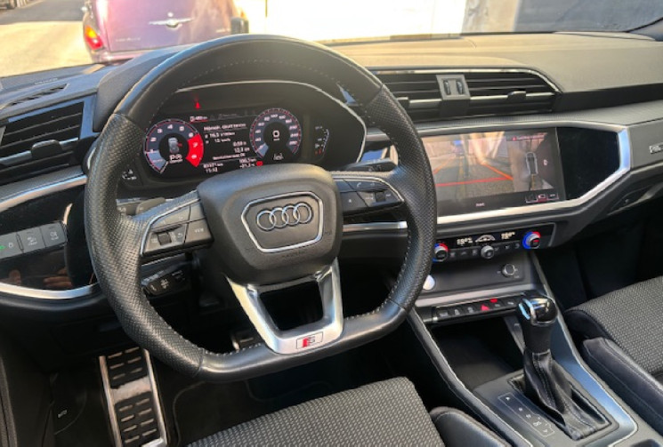 Audi Q3 S-line 1.5 TFSI S Tronic7 150cv Boîte auto Origine France 2eme Main / CARPLAY / CAMERA 360°