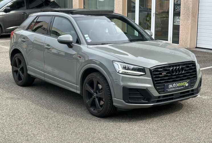 Audi Q2 35 1.4 TFSI 150 ch COD S line S tronic 7 / Toit ouvrant / Historique complet / Gris Nardo