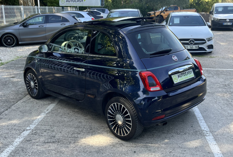 FIAT 500 0.9 TwinAir 105 RIVA / Toit ouvrant / GPS / Clim Auto / Moteur à Chaine
