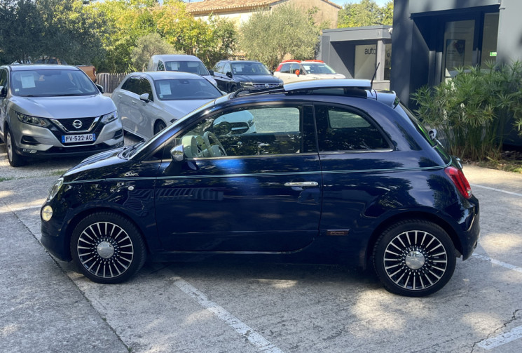 FIAT 500 0.9 TwinAir 105 RIVA / Toit ouvrant / GPS / Clim Auto / Moteur à Chaine