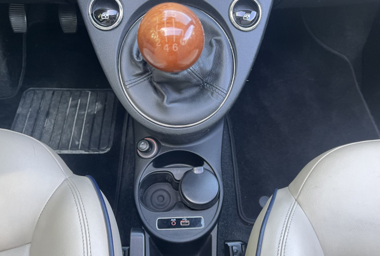 FIAT 500 0.9 TwinAir 105 RIVA / Toit ouvrant / GPS / Clim Auto / Moteur à Chaine
