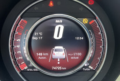 FIAT 500 0.9 TwinAir 105 RIVA / Toit ouvrant / GPS / Clim Auto / Moteur à Chaine