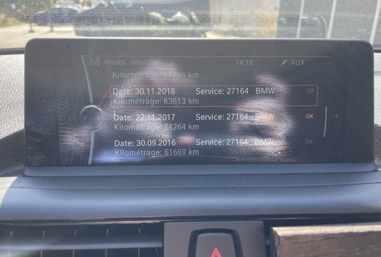 BMW Série 1 118iA 170 ch Sport 5/GPS/ Siège sport en cuir chauffant/Suivi BMW