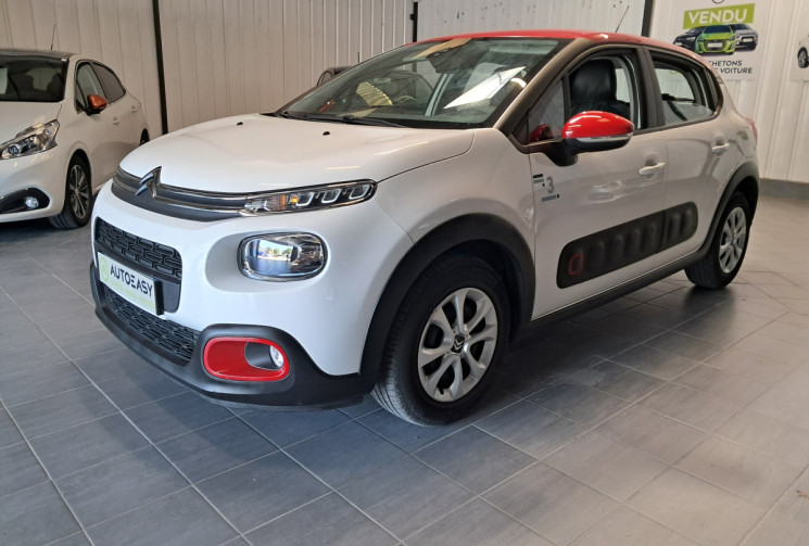 Citroën C3 1.2  PureTech 82ch Graphic - OPTIONS - 1ER Main -TBE - SUIVI ENTRETIEN DISTRI - GARANTIE 