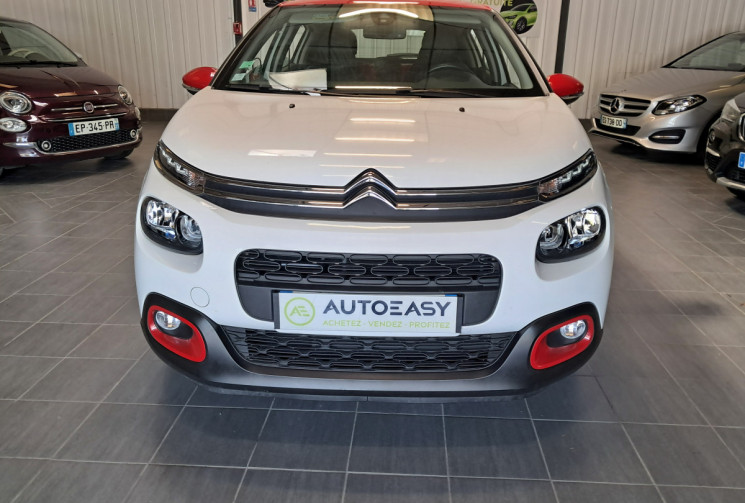 Citroën C3 1.2  PureTech 82ch Graphic - OPTIONS - 1ER Main -TBE - SUIVI ENTRETIEN DISTRI - GARANTIE 