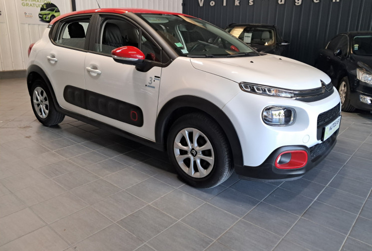Citroën C3 1.2  PureTech 82ch Graphic - OPTIONS - 1ER Main -TBE - SUIVI ENTRETIEN DISTRI - GARANTIE 