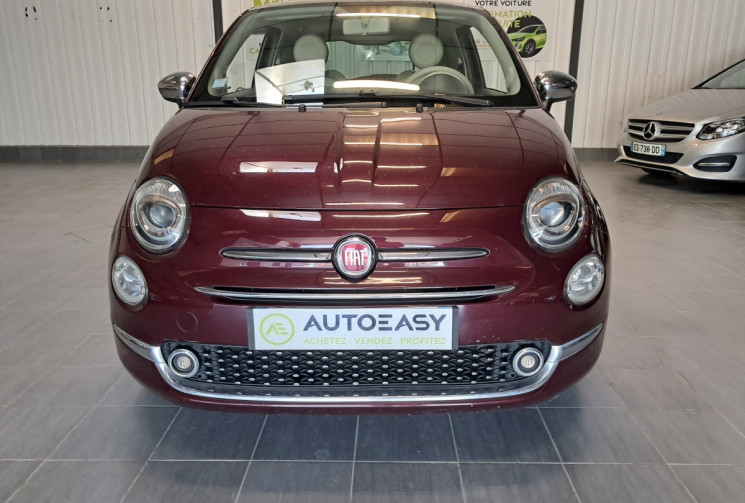 FIAT 500 II 1.2 8V 69 CV LOUNGE - TBE - SUIVI ENTRETIEN DISTRI OK - GARANTIE -