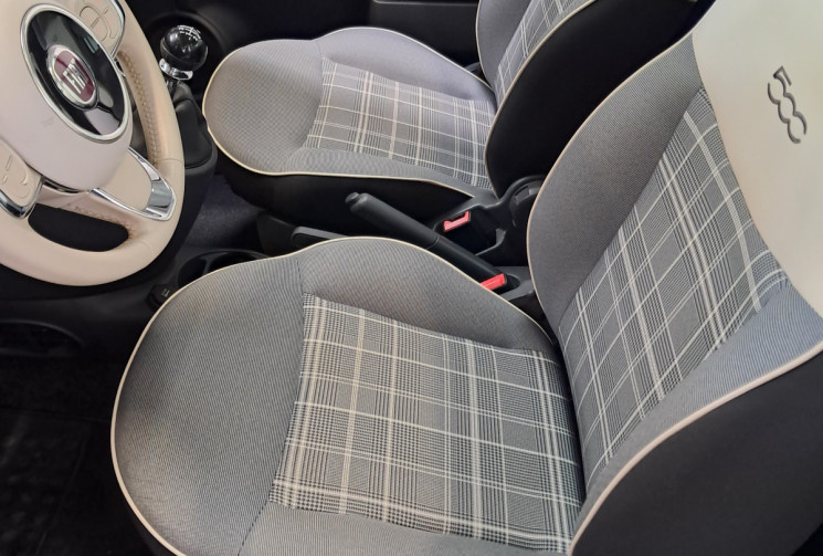 FIAT 500 II 1.2 8V 69 CV LOUNGE - TBE - SUIVI ENTRETIEN DISTRI OK - GARANTIE -