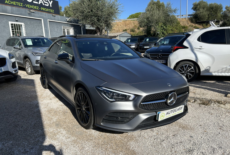 Mercedes CLA II COUPE 250 E 218 Ch AMG LINE 8G-DCT PACK PREMIUM PLUS * GRIS MAT * PACK  ECLAIRAGE
