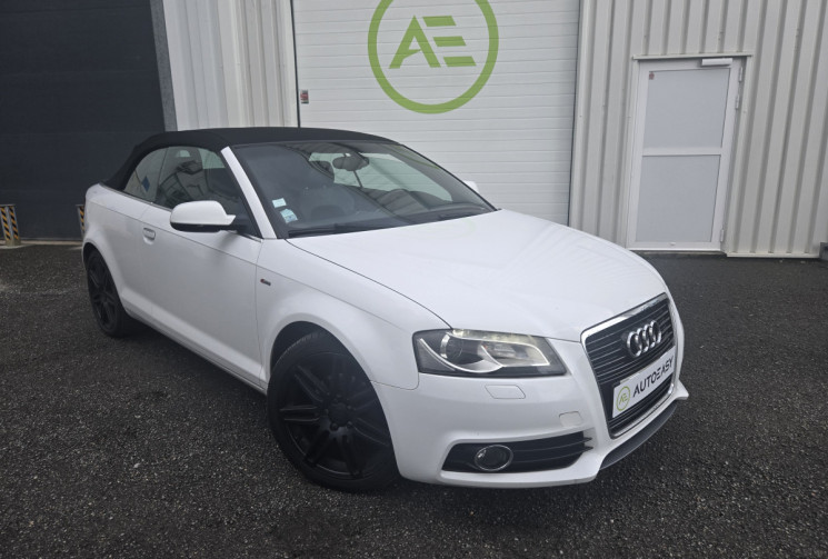 Audi A3 Cabriolet  2.0 TDi CR 16V FAP 140 cv S-LINE * Origine France * distribution neuve  * TBE *
