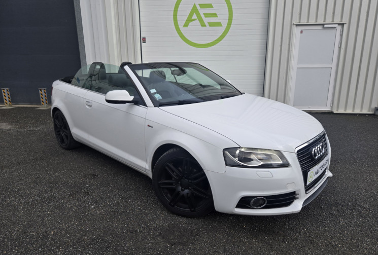 Audi A3 Cabriolet  2.0 TDi CR 16V FAP 140 cv S-LINE * Origine France * distribution neuve  * TBE *