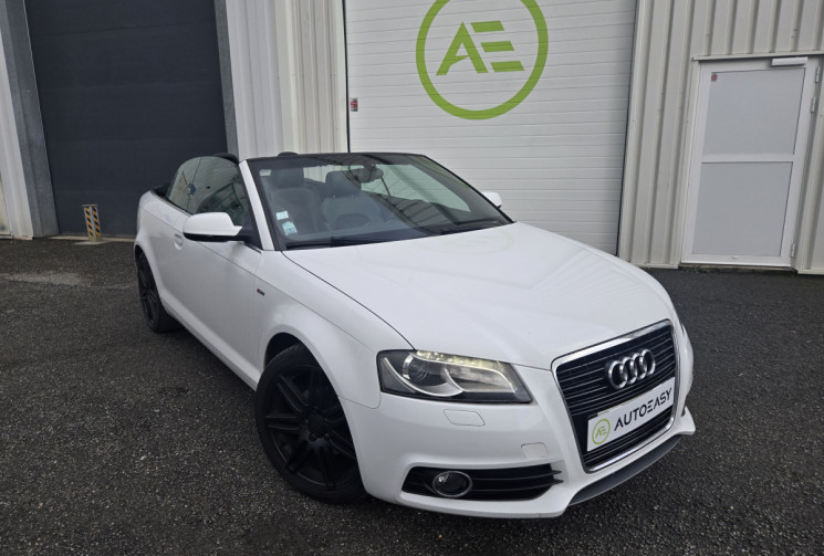 Audi A3 Cabriolet  2.0 TDi CR 16V FAP 140 cv S-LINE * Origine France * distribution neuve  * TBE *