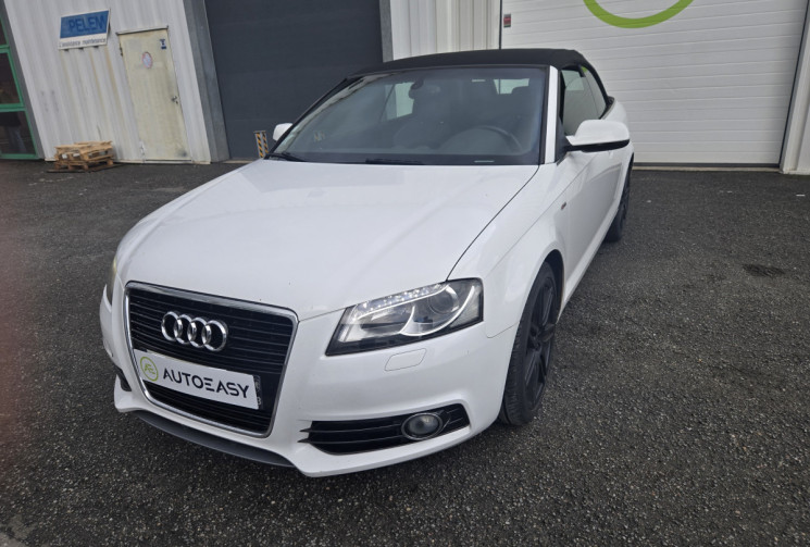 Audi A3 Cabriolet  2.0 TDi CR 16V FAP 140 cv S-LINE * Origine France * distribution neuve  * TBE *