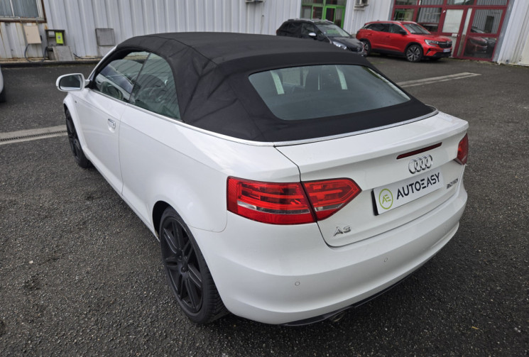 Audi A3 Cabriolet  2.0 TDi CR 16V FAP 140 cv S-LINE * Origine France * distribution neuve  * TBE *