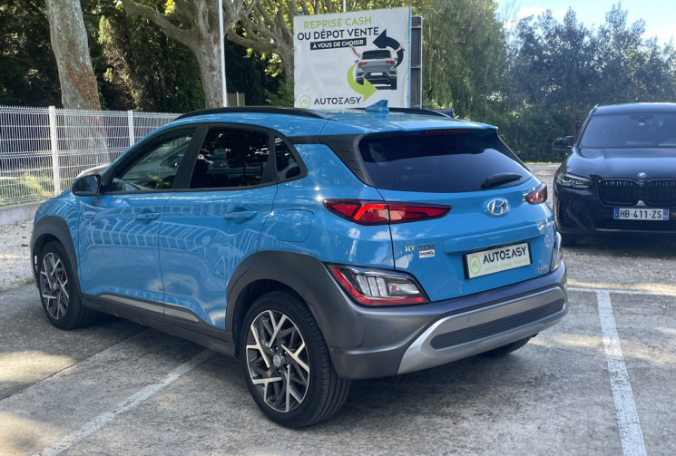 Hyundai Kona 1.6 GDi Hybride 141 EXECUTIVE DCT-6 * 2e main / Entretien à jour / Toutes options