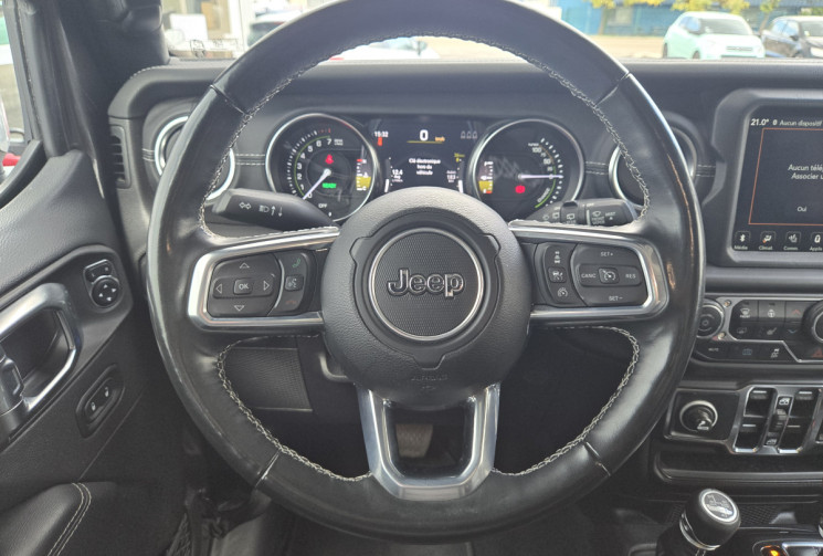 Jeep Wrangler JL UNLIMITED 4xe 2.0 T-GDi 16V 380 PHEV 4WD 272 cv * ATTELAGE * CARPLAY *             