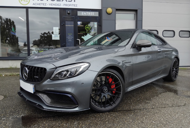 Mercedes CLASSE C COUPE 63 S AMG Speedshift 510ch -Suivi Mercedes-  Burmester - Sièges Ventilés