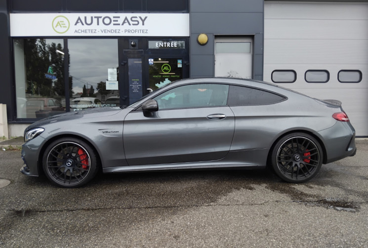 Mercedes CLASSE C COUPE 63 S AMG Speedshift 510ch -Suivi Mercedes-  Burmester - Sièges Ventilés