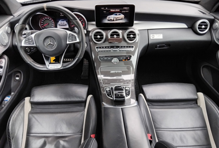 Mercedes CLASSE C COUPE 63 S AMG Speedshift 510ch -Suivi Mercedes-  Burmester - Sièges Ventilés