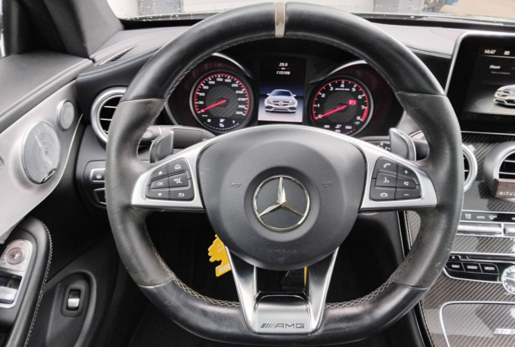 Mercedes CLASSE C COUPE 63 S AMG Speedshift 510ch -Suivi Mercedes-  Burmester - Sièges Ventilés