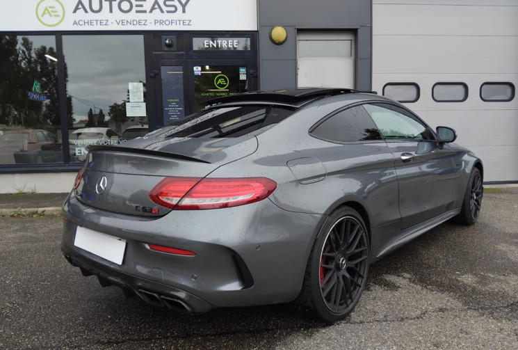 Mercedes CLASSE C COUPE 63 S AMG Speedshift 510ch -Suivi Mercedes-  Burmester - Sièges Ventilés