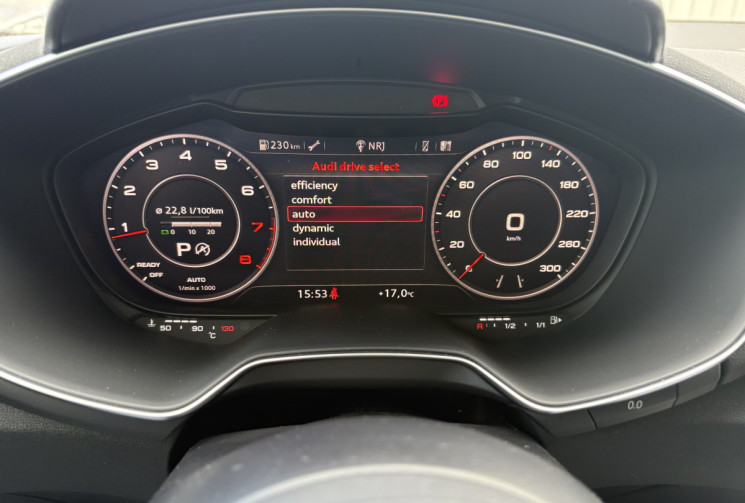 Audi TT QUATTRO 2.0 TFSI 230cv S-Line * Bang & Olufsen * Caméra * Siège Sport Diamant Chauffant