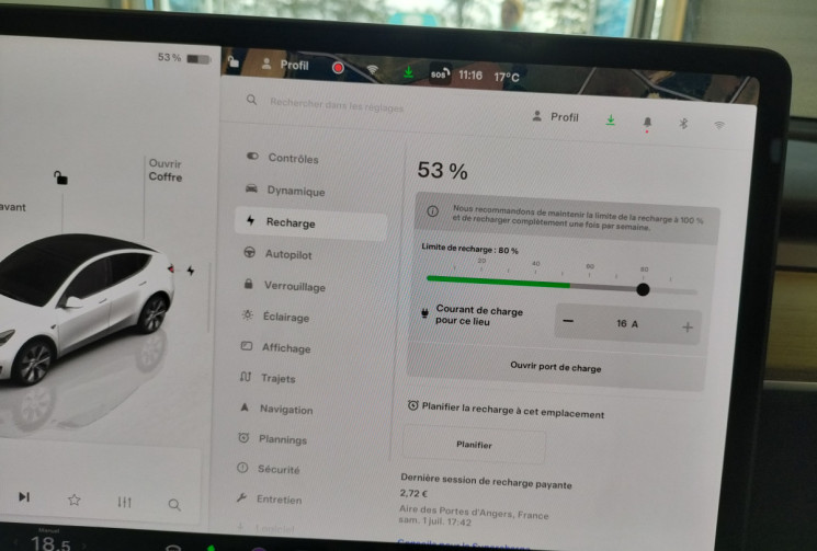 Tesla Model Y Long Range (grande autonomie) 347ch + Attelage + Wallbox + Autopilot 