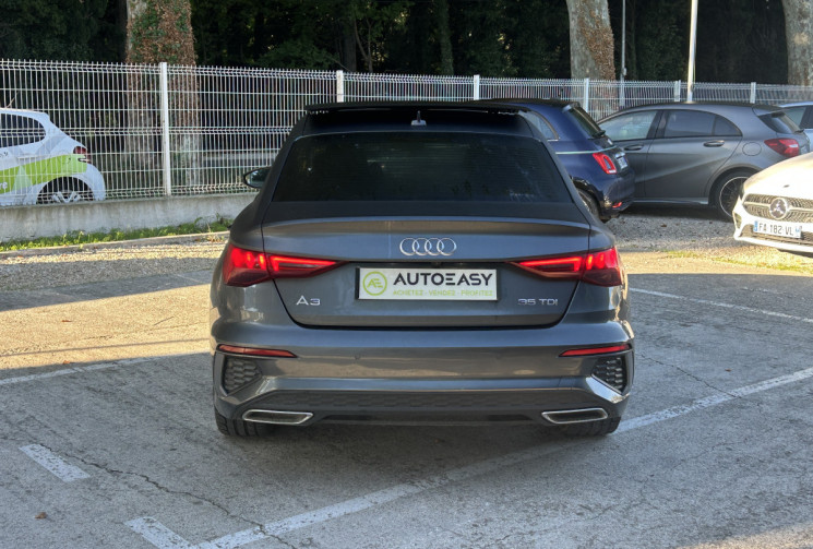 Audi A3 Limousine 35 2.0 TDI S Tronic7 150 S-line Virtual cockpit / Carplay / toit ouvrant