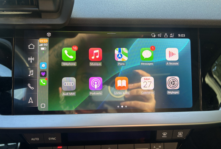 Audi A3 Limousine 35 2.0 TDI S Tronic7 150 S-line Virtual cockpit / Carplay / toit ouvrant